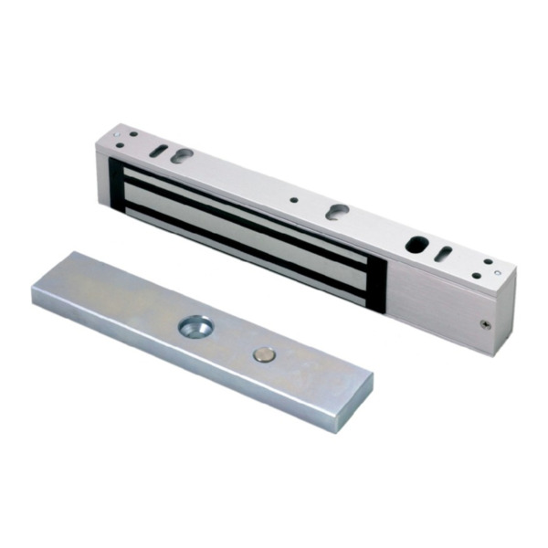 KILSEN FE130MS Cerradura electromagnética de 300 kg para montaje de superficie monitorizada
