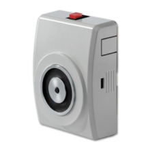 KILSEN FE290 Retenedor electromagnético de 400N para montaje en suelo con pulsador desbloqueo. Placa retención con rótula. 220Vc