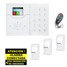 Kit de Alarma Bysecur IP / GSM. Central + 3 PIR + Mando