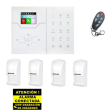 Kit de Alarma Bysecur IP / GSM. Central + 4 PIR + Mando