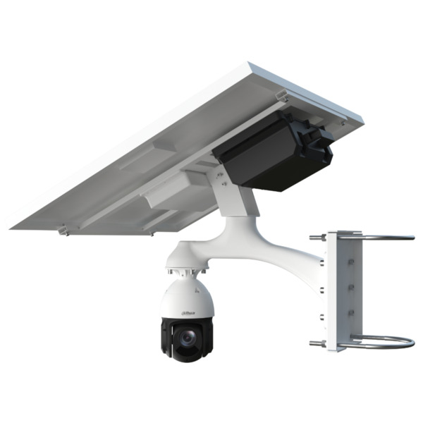 KIT de Sistema integrado de energía solar para vigilancia (sin batería de litio). Sistema de energía solar + Cámara IP PTZ 4G (1)
