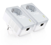 KIT INICIAL DE ADAPTADORES POWERLINES TP-LINK CON ENCHUFE INCORPORADO 500Mbps