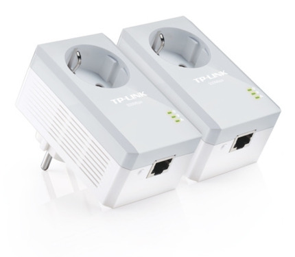 Comprar KIT INICIAL DE ADAPTADORES POWERLINES TP-LINK CON ENCHUFE INCORPORADO 500Mbps