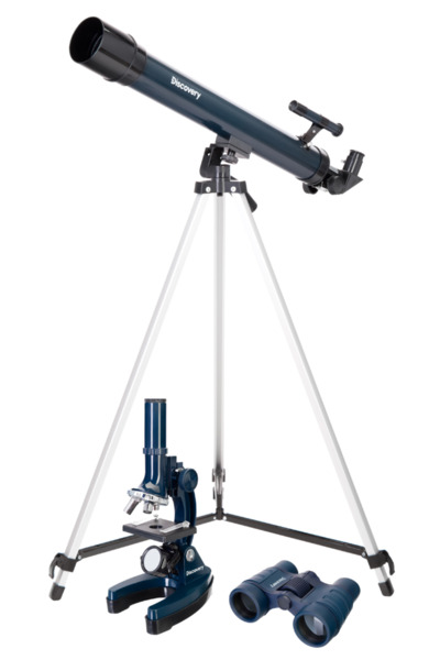 Kit Levenhuk Discovery Scope 3 con libro