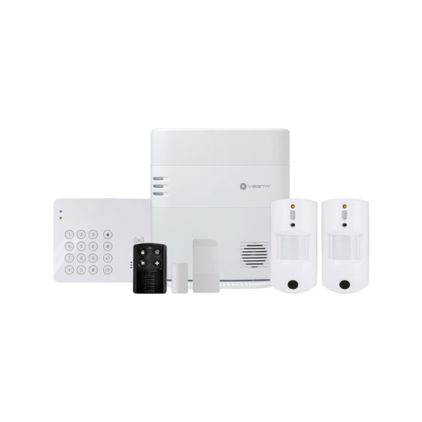 1x <strong>VESTA-047N</strong> (HSGW-G8-4G-F1-868-ZW-DT-18): Central IP Ethernet + 4G de seguridad de 320 zonas vía radio, Grado