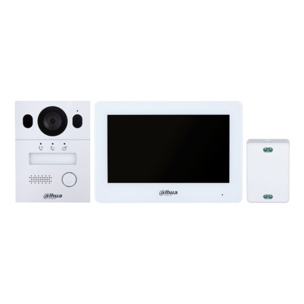 Kit Videoportero híbrido WiFi / 2-hilos IP exterior para Superfície + monitor interior