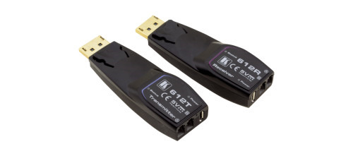 Kramer Electronics 612R/T(SET) Transmisor y receptor de señales AV Negro (2)