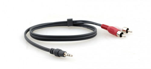 Kramer Electronics C-A35M/2RAM-50 cable de audio 15,2 m 3,5mm 2 x RCA Negro
