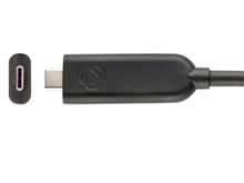 Kramer Electronics CLS-AOCU32/FF-15 cable USB 10,7 m USB 3.2 Gen 2 (3.1 Gen 2) USB C Negro