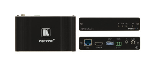 Kramer Electronics TP-583R extensor audio/video Receptor AV Negro