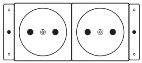 Kramer Electronics TS-2DE toma de corriente (1)