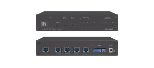 Kramer Electronics VM-4DT amplificador de línea de video Negro