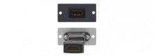 Kramer Electronics W-H(W-HDMI)(B) placa de pared y cubierta de interruptor Negro