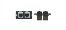 Kramer Electronics W4545(B) placa de pared y cubierta de interruptor Negro