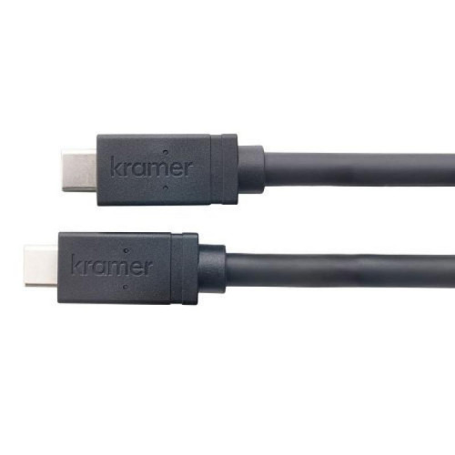 KRAMER INSTALLER SOLUTIONS USB 3.1 C(M) TO C(M) GEN-2,20V/3A ACTIVE CABLE-15F - CA-U32/FF-15 (96-0219105) (1)