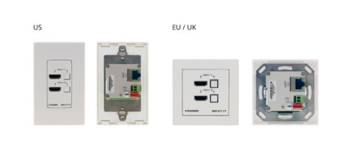 KRAMER / SELECTOR AUTOMÁTICO WALL PLATE / 4K /WP-211T/EU-80/86(W) / 20-804970590 (1)