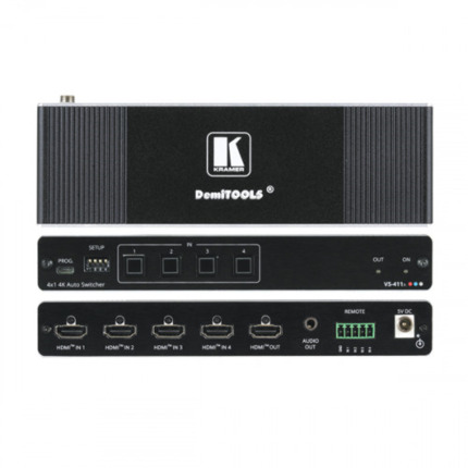 Comprar KRAMER SELECTOR VS-411X AUTOMÁTICO 4K HDR HDMI 4X1