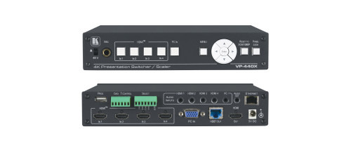 KRAMER VP-440X 18G 4K PRESENTATION SWITCHER/SCALER WITH HDBASET & HDMI SIMULTANEOUS OUTPUTS (1)