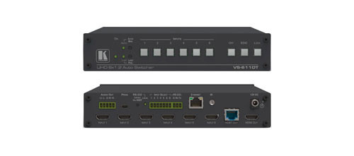 KRAMER VS-611DT - SELECTOR AUTOMÁTICO 6X1:2 HDMI 4K60 4:2:0 HDMI/HDBASET POE SOBRE HDBASET (VS-611DT) 20-00611090 (1)