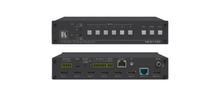 Comprar KRAMER VS-611DT - SELECTOR AUTOMÁTICO 6X1:2 HDMI 4K60 4:2:0 HDMI/HDBASET POE SOBRE HDBASET (VS-611DT) 20-00611090