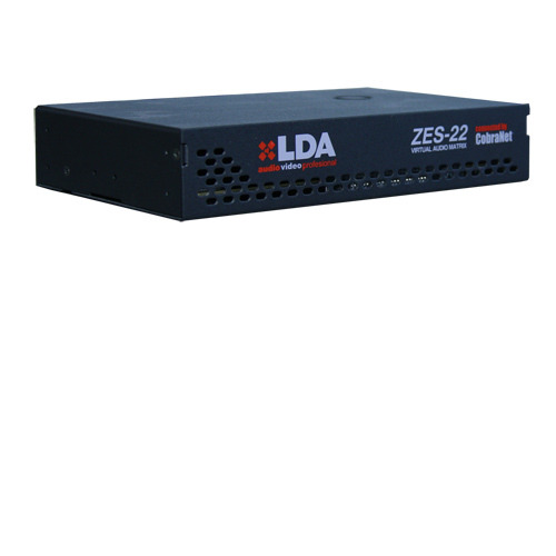 LDA ZES-22 Conversor de audio analógico / digital sobre Ethernet de 4 canales
