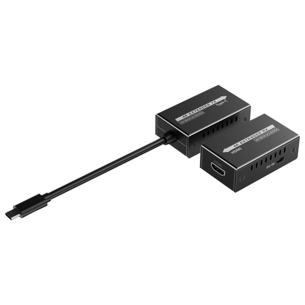 LENKENG HDMI-EXT-4K120-USBC Extensor de señal video USBC - Alcance 25 m - Resolución 4K - Permite conexiones 1:1