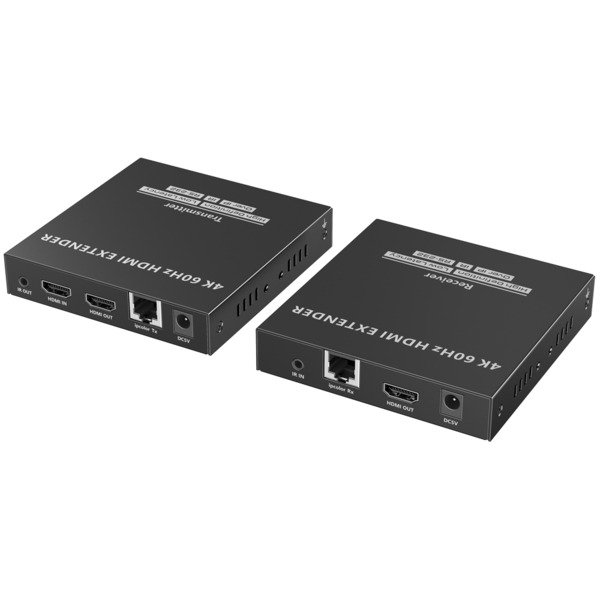 LENKENG HDMI-EXT-PRO-4K60-STREAM Extensor de señal HDMI - Alcance 120 m - Resolución 4K - Permite conexiones 1:M - HDMI Loop out (1)