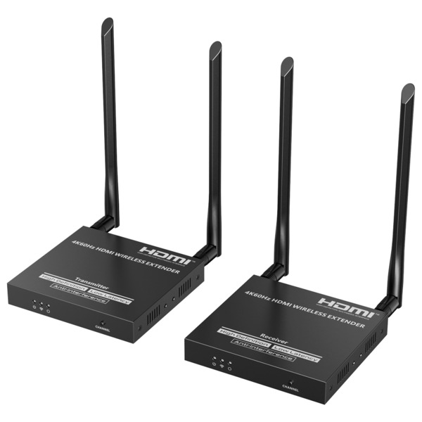 LENKENG HDMI-EXT-PRO-W-4K60 Extensor inalámbrico de señal HDMI - Alcance 50 m - Resolución 4K - Permite conexiones 1:M - HDMI Lo