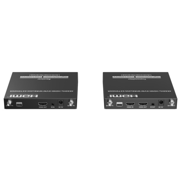 LENKENG HDMI-EXT-PRO-W-4K60-KVM Extensor KVM inalámbrico - Alcance 50 m - Resolución 4K - Permite conexiones 1:M - HDMI Loop out (3)