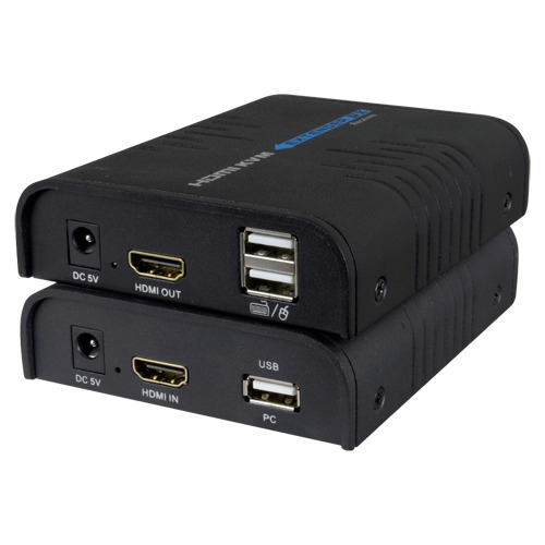 LENKENG HDMI-KVM-EXT Extensor KVM de señal HDMI - Alcance 120 m - Resolución FHD - Permite conexiones 1:M