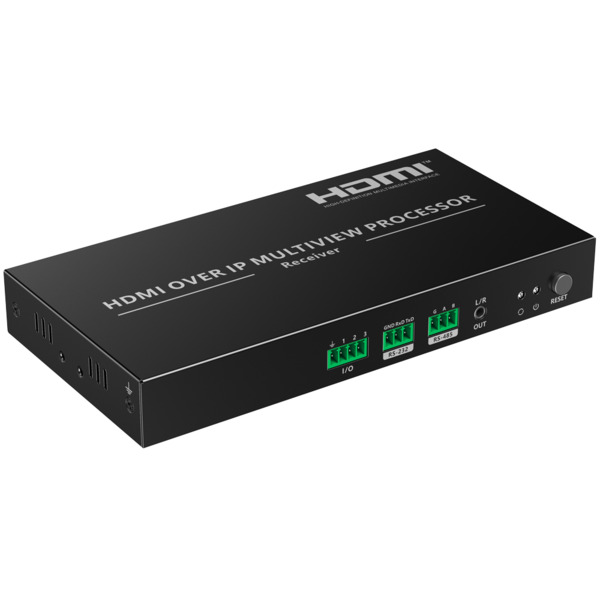 LENKENG HDMI-MATRIX-PRO-4K-V2-MV Matriz de señal HDMI IP - Permite NxM - Resolución 4K - Incluye 1 receptor Multiview