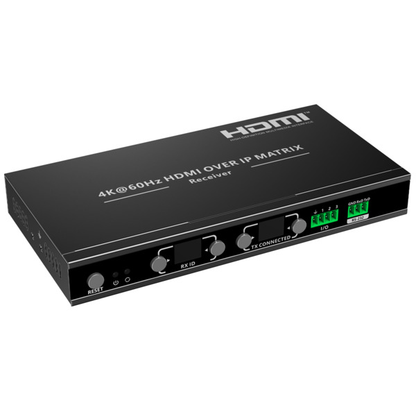 LENKENG HDMI-MATRIX-PRO-4K-V2-RX Matriz de señal HDMI IP - Permite NxM - Resolución 4K - Incluye 1 receptor