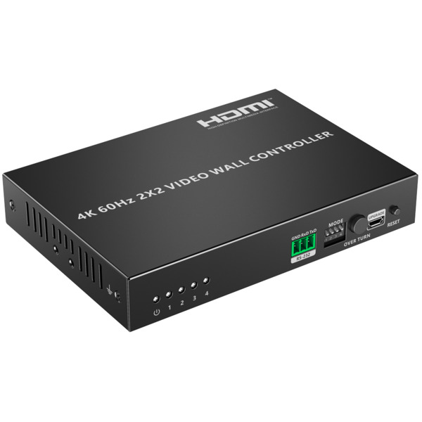 LENKENG HDMI-VW-4-4K Electronica Videowall HDMI - Videowall 2x2 - Permite 1:4 - Resolución 4K