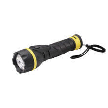 Linterna LED De Mano Goma Antideslizante A Pilas (2 AA) 55 Lumenes 1 Watt. Protección Ip44