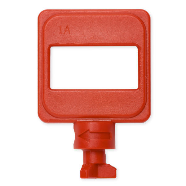 Llave para pulsador inteligente series DM3000 y NC. Color Rojo. Pack 10u