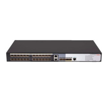 Switch H3C gestionable L3. 24 SFP Gigabit. 2 combo SFP Gigabit. 2 SFP Gigabit. 2 SFP+ Ten-Gigabit. 1 puerto consola. Permite api