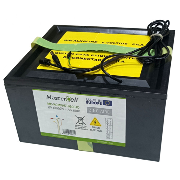 MASTER BATTERY BAT-6V960Ah-DC Batería de Zinc-Aire 6V-960Ah. Triple conector