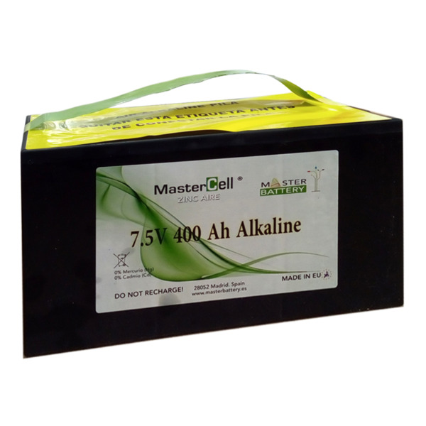 MASTER BATTERY BAT-7.5V400Ah Batería de Zinc-Aire 7.5V-400Ah