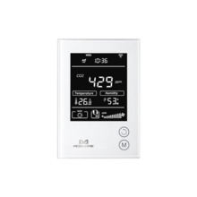MCO Home VESTA-241 MH9-CO2-WD Sensor/medidor de CO2, temperatura y humedad. Compatible con Z-Wave Plus. Pantalla LCD. 2 botones
