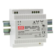 Mean Well DR-60-12 Fuente Alimentación Conmutada para Carril DIN 54W 12VDC 4.5A