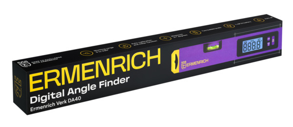 Medidor de ángulos digital Ermenrich Verk DA40 (12)