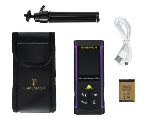 Medidor láser Ermenrich PRO LR200, con cámara (2)
