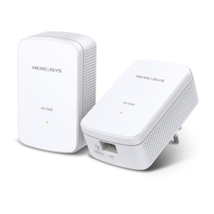 Comprar MERCUSYS 1000 MBPS HIGH-SPEED TRANSFER RATE - FAST AND STABLE TRANSMISSIONS WITH ADVANCED HOMEPLUG AV2 SUPER-FAST WIRED CONNECTION - A GIGABIT PORT PROVIDES HIGH-SPEED INTERNET TO PCS, IPTVS, AND GAME CONSOLES