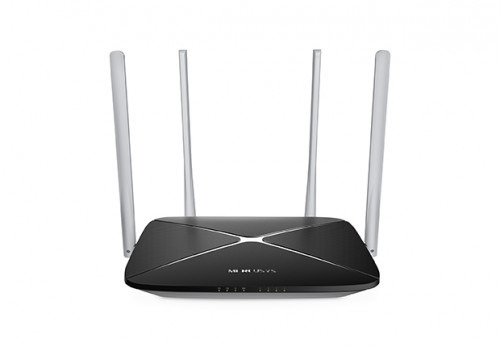 Mercusys AC12 router inalámbrico Ethernet rápido Doble banda (2,4 GHz / 5 GHz) Negro (2)