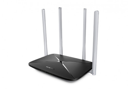 Comprar Mercusys AC12 router inalámbrico Ethernet rápido Doble banda (2,4 GHz / 5 GHz) Negro