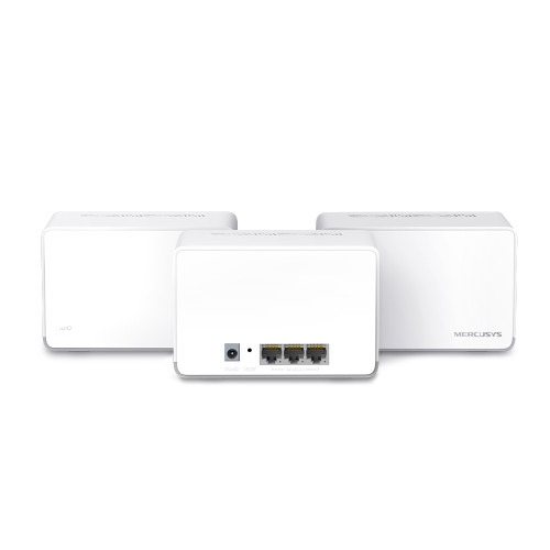 Mercusys HALO H70X (2-PACK) sistema Wi-Fi Mesh (Wi-Fi en malla) Doble banda (2,4 GHz / 5 GHz) Wi-Fi 6 (802.11ax) Blanco 3 Intern (2)