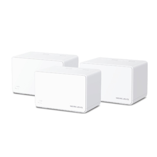 Mercusys Halo H80X (3-pack) Doble banda (2,4 GHz / 5 GHz) Wi-Fi 6 (802.11ax) Blanco Interno (1)