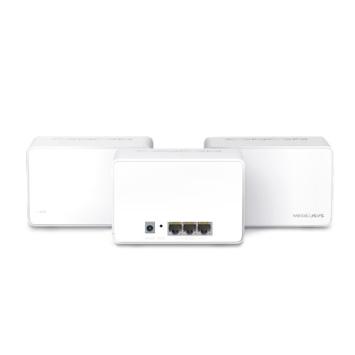 Mercusys Halo H80X (3-pack) Doble banda (2,4 GHz / 5 GHz) Wi-Fi 6 (802.11ax) Blanco Interno (2)