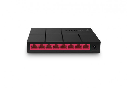 Mercusys MS108G switch No administrado Gigabit Ethernet (10/100/1000) Negro (3)