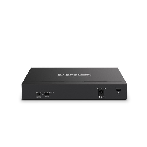 Mercusys MS108GP switch Gestionado Gigabit Ethernet (10/100/1000) Energía sobre Ethernet (PoE) Negro (3)